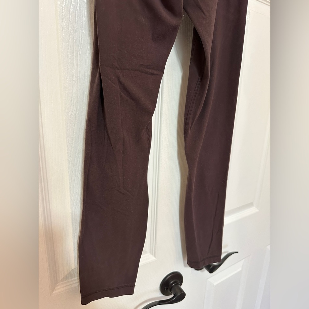 Lululemon Align Dark Brown/Purple High-Waisted Leggings, Size 2 - Picture 6 of 8
